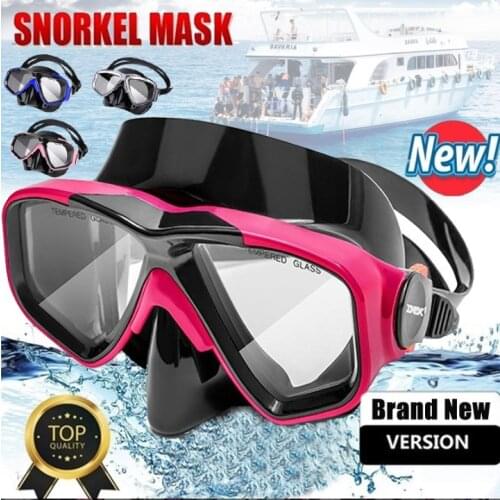 NEW Color Alloy Frame Free Diving Goggles Scuba Full Face Mask Wet Tube Kit Snorkeling Equipment Ultra Low Volume Free-dive -40