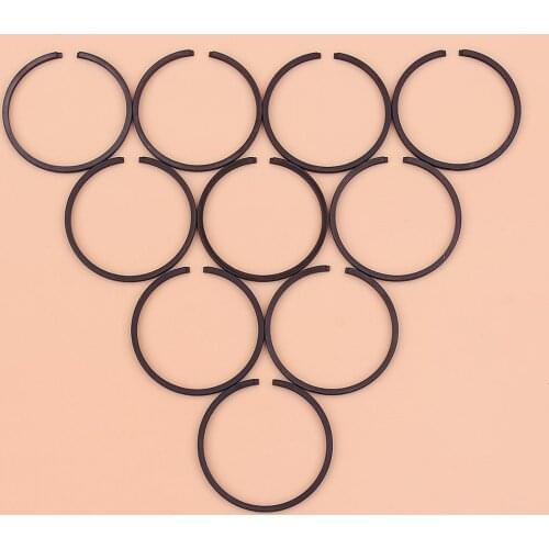 10pcs/lot 31mm x 1.5mm Piston Ring For Chainsaw Trimmer Brush Cutter Mower Engine Part