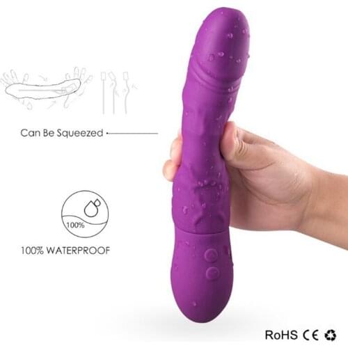 Realistic Dildo Vibrator Clitoris Stimulator G Spot Liquid Silicone Penis Sex Toy Vibrator Stick For Women Phallus Vibration L1