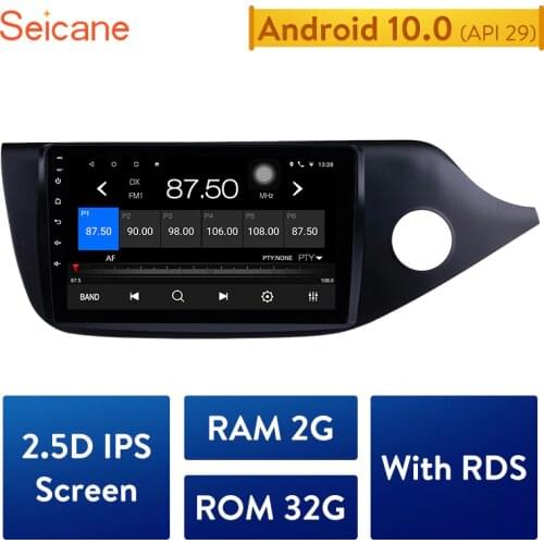 Seicane 9 inch Android 10.0 Quad core Car Radio Multimedia Player for Kia Ceed 2012 2013 2014 Right hand drive GPS Navigation
