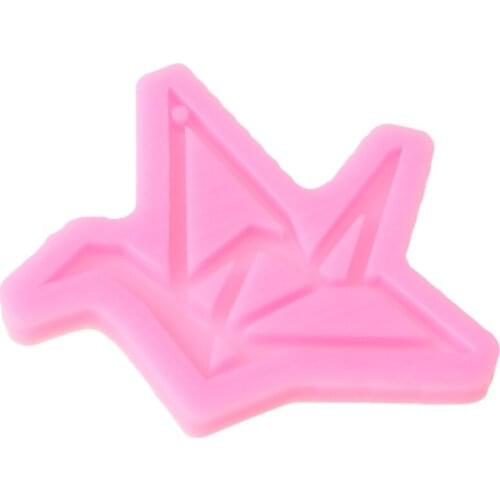 DIY Paper Crane Silicone Mould Crafts Polymer Jewelry Necklace Earring Keychain Making Tool Epoxy Resin Mold N05 20 Dropshipping