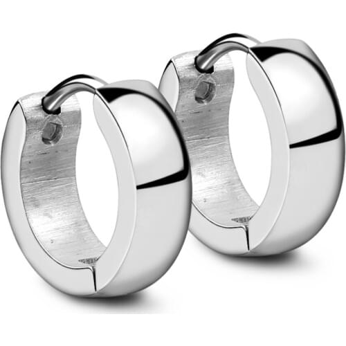 Cute Earrings for Women / Men Gold / silver color Plated Stainless Steel Metal Keep Color