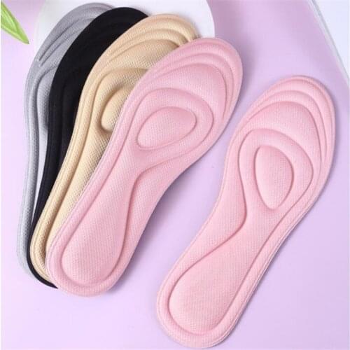 Memory Foam Insoles for Shoes Sole Sweat Shock Absorption Running Shoes Inserts Fascitis Plantar Sports Insoles Feet Care Pads