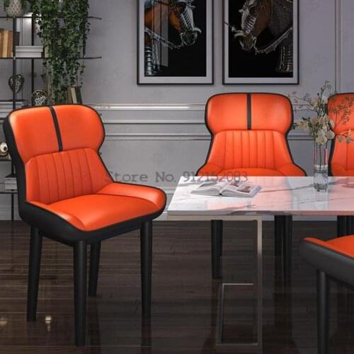 Net celebrity desk makeup chair modern light luxury dining chair minimalist iron art negotiation chair home backrest hotel chair