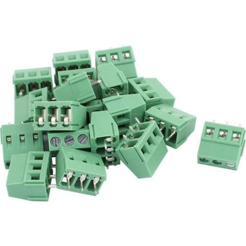 100PCS KF128-5.0/5.08/7.5/7.62 KF128-2P/3P Spliceable 5.0mm 5.08mm 7.5/ 7.62mm Pitch Straight PCB Screw Terminal Block Connector
