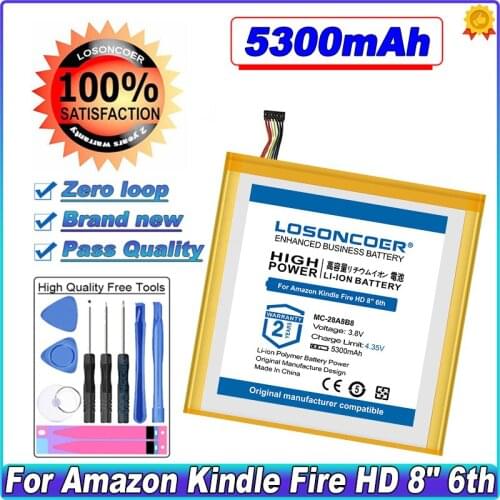 5300mAh 58-000015 S2012-002-D MC-28A8B8 Battery For AMAZON 3HT7G Kindle Fire HD 8.9 KINDLEFIREHD89 KINDLEFIREHD894G