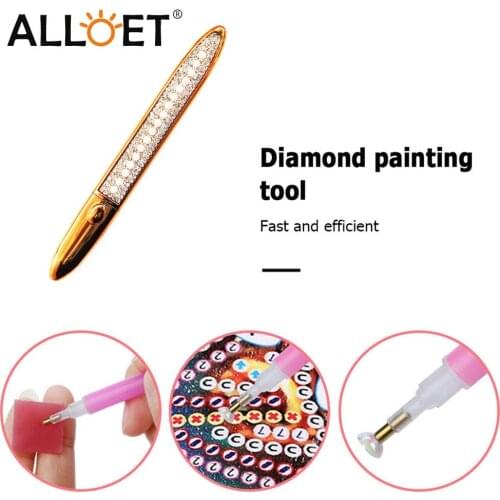 5D Diamond Painting Resin Point Drill Pen Embroidery Cross Stitch Diamond DIY Resin Crystal Point Tools Art Sewing Accessory