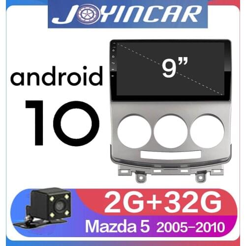 For Mazda 5 Mazda5 2005 2006 2007-2010 car radio Video Player multimedia GPS navigation Android 10 2G+32G 9in screen WIFI DVD