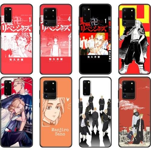 Black tpu Case For Samsung galaxy S20 /S20 PLUS/S20 ultra/S20+ /S20FE back cover Tokyo revengers