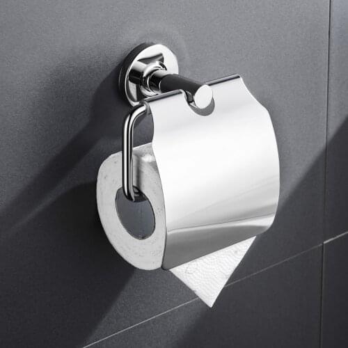 Bathroom Toilet Roll Paper Holder Wall Mount Stainless Steel Bathroom WC Paper Holder Tissue Box