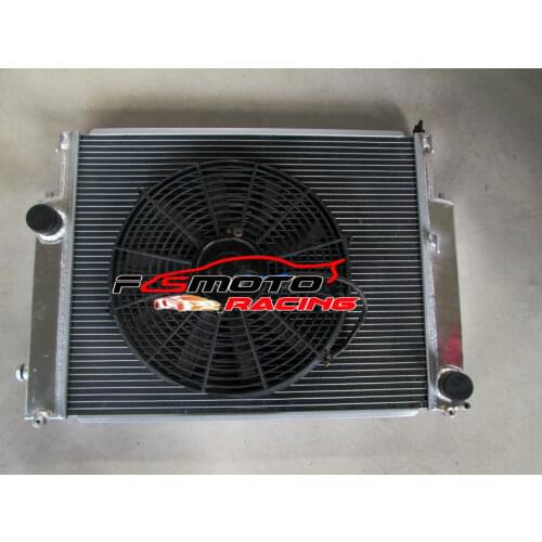Aluminum Radiator and fan For BMW E36 M3 Z3 3 Series 325TD 320 323 325 328 1992-1999 MT 93 95 96 98