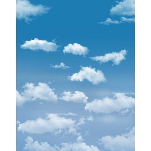Blue Sky Cloud Photography Backdrops Photo Props Studio Background 5x7ft