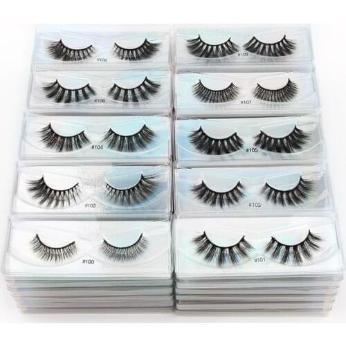Faux 3d Mink Eyelashes Wholesale 4/50/100pcs Lashes Bulk Natural Mink Eyelashes Pack False Eyelashes Make Up Fake Lashes In Bulk