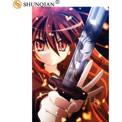 Nice Custom Shakugan no Shana Poster Home Decor Cloth Fabric Posters Best Gift Canvas Posters 20X30cm,27X40cm,30X45cm