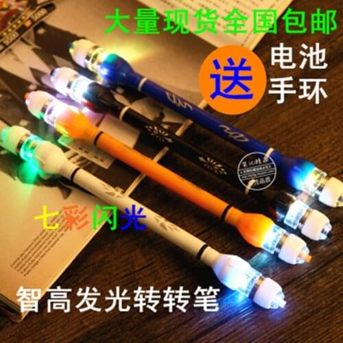 HOT Non Slip Coated Spinning Pen Champion Spinning Rolling Pen Ball Point Refill Matting Pen Finger Playing