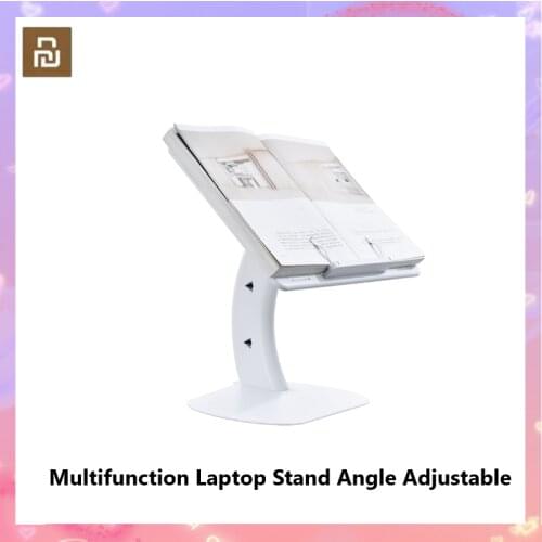 Mijia Multifunction Laptop Stand Angle Adjustable Reading Book Bracket Desktop Riser Holder Lapdesk laptop stand for bed