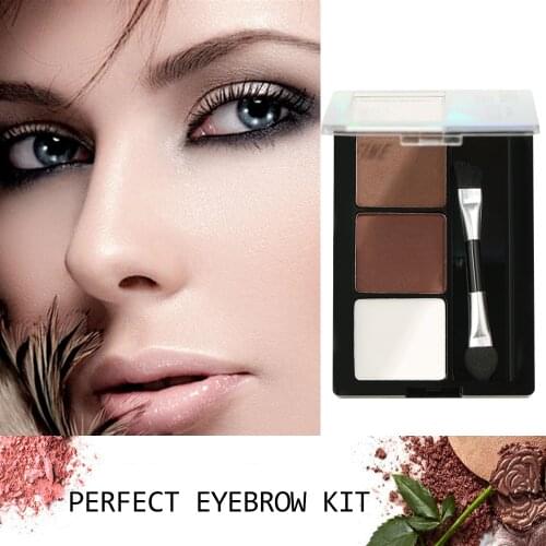 Music Rose Eyebrow Powder Waterproof Long Lasting Eyebrow Kit Easy To Wear Eyes Makeup Cosmetic for Women