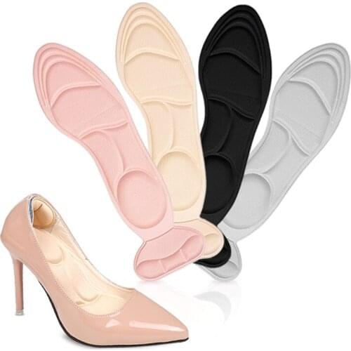 1 Pair Soft Insole High Heel Shoe Pad Protector 3D Cushion High Heels Forefoot F1FF