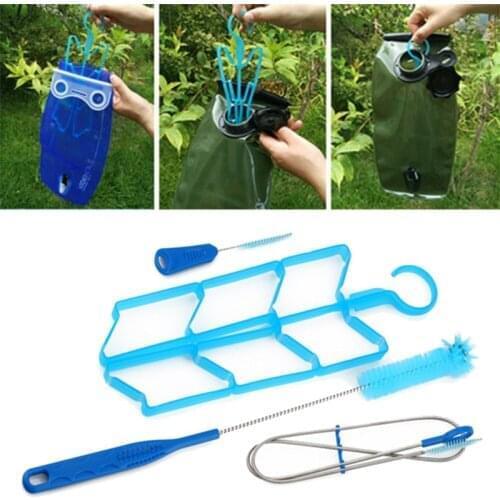 Water Bladder Cleaning Kit Hydration Pack Water Bladder Bag Cleaning Kit Brush Drying Rack Set