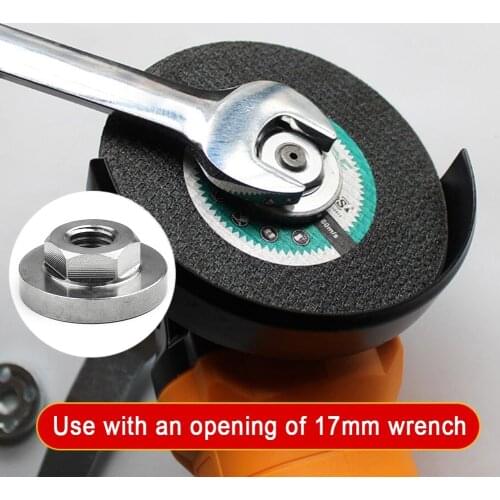 2Pcs Angle Grinder Nuts Hex Nut Set Replacement For Angle Grinder Stainless steel 30*17*8.5mm