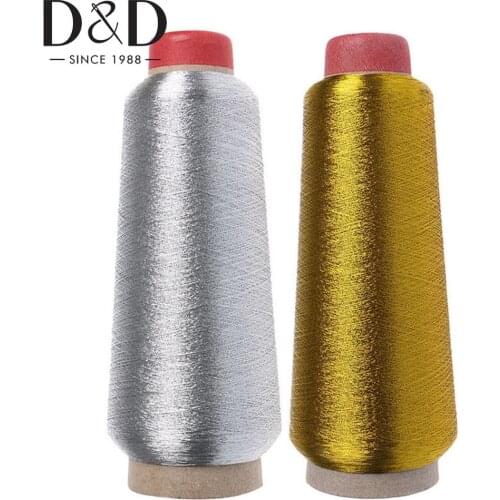3000M Gold/Silver Cross-stitch Embroidery Threads Line Textile Metallic Yarn Woven Embroidery Line Sewing Accessories
