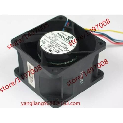 NMB-MAT 2415RL-04W-B76 E51 DC 12V 1.0A 60x60x38mm Server Cooling Fan