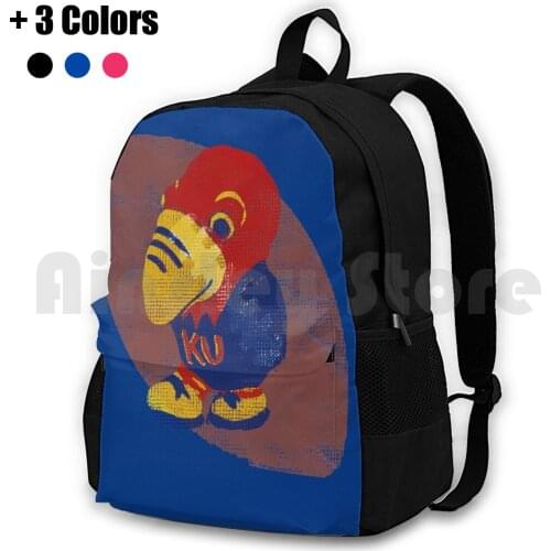 Old Time Ku Jayhawk Football Gifts And Apparel Outdoor Hiking Backpack Riding Climbing Sports Bag Sports College Football
