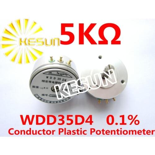 WDD35D4 WDD35D-4 0.1% 1K 2K 5K 10K OHM 2W Condutive Plastic Potentiometer x 5PCS