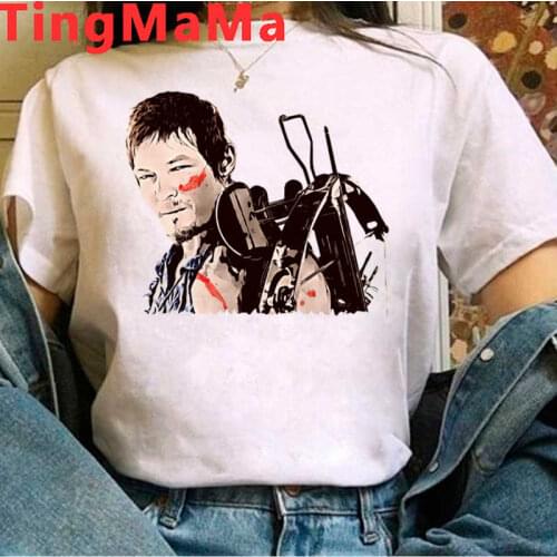 The Walking Dead Negan tshirt t shirt male ulzzang couple harajuku vintage casual top tees vintage ulzzang