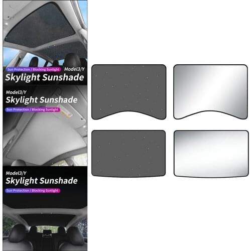 Sunshade Sun Visor For Tesla Model 3 Front Sun Shade Roof Skylight Overhead