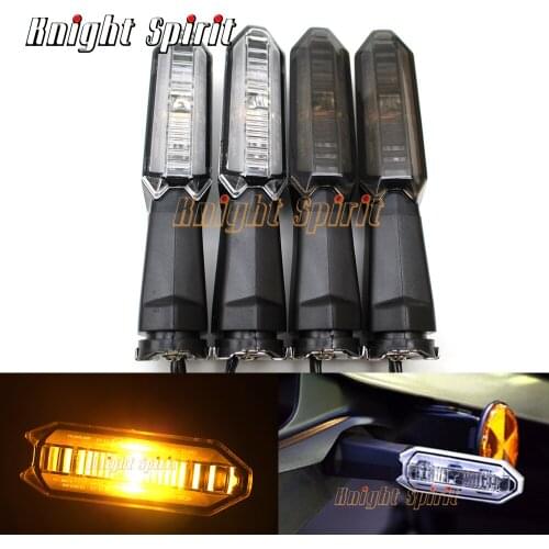For KAWASAKI NINJA ZX-6R ZX-10R 2007-2020 ER-6N ER-6F 09-16 ZRX1200 Motorcycle LED Turn Signal Indicator Light Motos Accessories