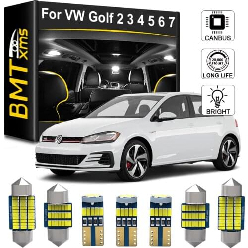 BMTxms Car LED Interior Light For VW Golf 2 3 4 5 6 7 MK2 MK3 MK4 MK5 MK6 MK7 1985-2018 1992 2004 2007 2011 2012 2018 Accessorie