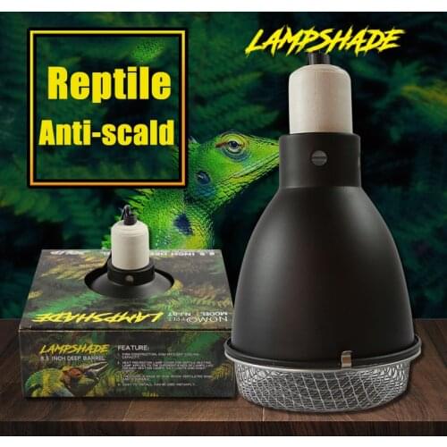 Reptile Terrarium Anti-scald Protective Lampshade Tortoise Lizard Snake Lamp Holder Pet Anti-scalding Cover Safety Light Shade