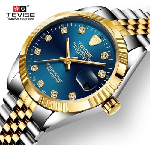 TEVISE 2020 Man Watch Waterproof Automatic Mechanical Watches Men Fashion Luxury Brand Wristwatch Luminous Sport Clock T629-001