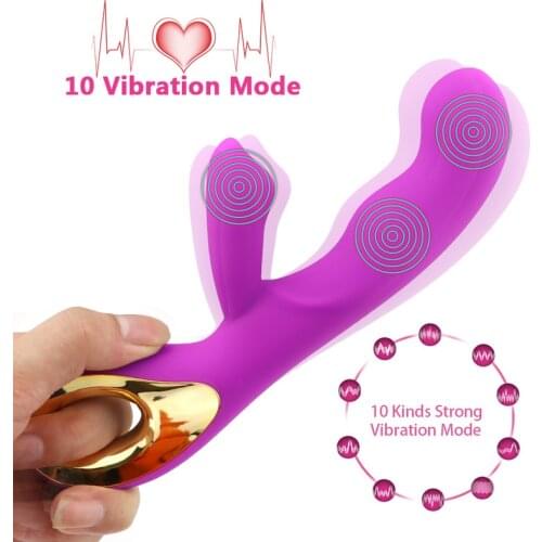 Rabbit G Spot Vibrator Adult Sex Toys for Women 10 Modes Clitoris Stimulation Waterproof Personal Dildo Vibrator Clit Stimulator