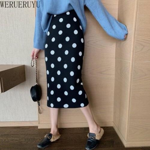 Женские трикотажные юбки WERUERUYU China At AliExpress