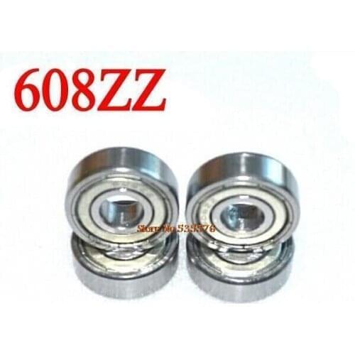 1Pcs 608ZZ 8X22X7 Miniature Radial Bearings Deep Groove Radial Ball for 3D printer