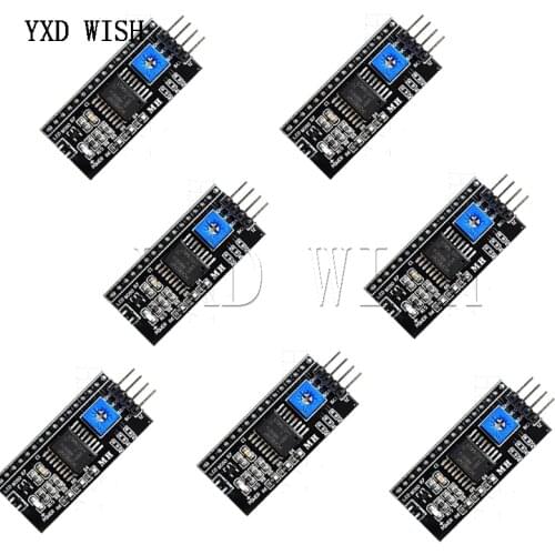 10pcs LCD Display Converter Board Adapter For Arduino LCD1602 2004A IIC/I2C/TWI/SPI Serial Interface Module for 1602