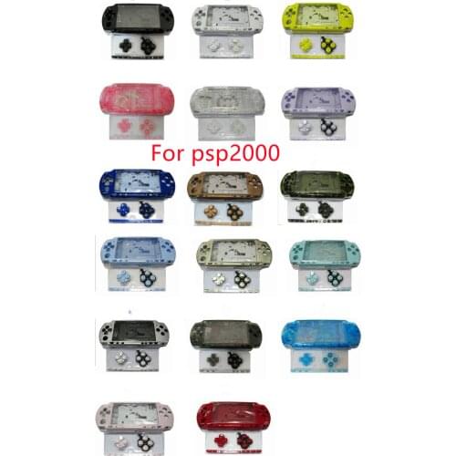 Made in china for psp2000 for psp 2000 slim console case shell housing repair with button sticker screws