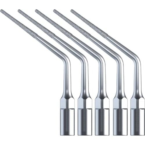 5 pcs Dental Endo Endodontics Tips DTE SATELEC Ultrasonic Scaler Diamond ED3D