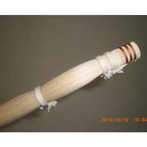 500 Grams Best Quality 78cm Stallion Siberia White bow hiar unbleached hair