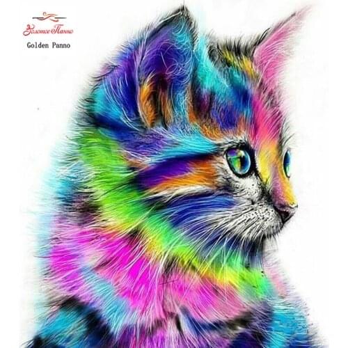 5D Diy Diamond Painting Animal Squirrel Cat Mosaic Diamond Cross Stitch Full Square Diamond Drill Embroidery Decoration 12