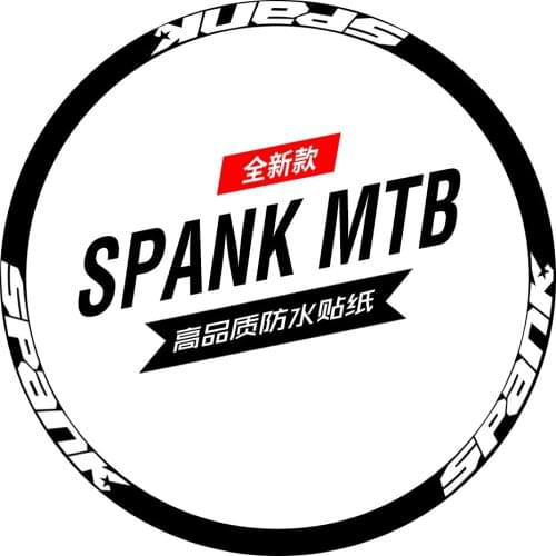 SPANK 26er 27.5er 29er Mountain bike stickers bicycle sticker BMX wheels decal