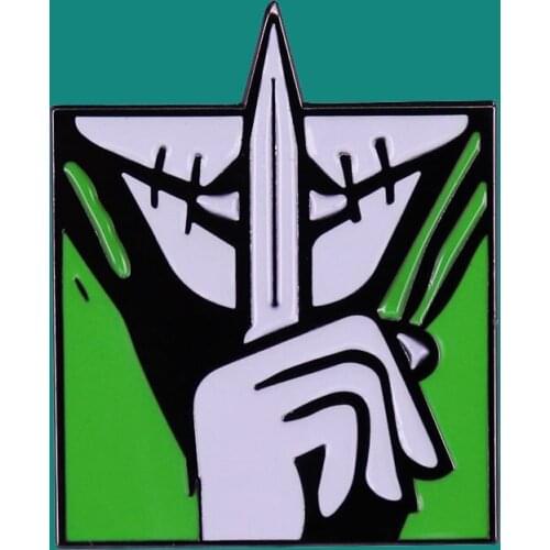 Creativity Movies Games Enamel Pins Brooch Collecting Knife Lapel Badges Men Women Fashion Jewelry Gifts Adorn Backpack Collar