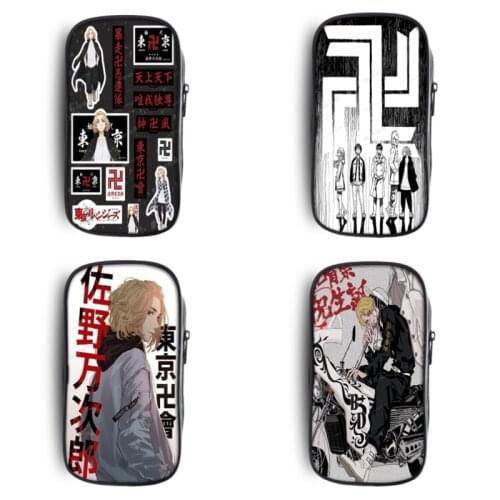 Tokyo Revengers Cute Kawaii Canvas Pencil Case High Capacity Pen Bags Letter Pencils Bags Kid Gift School Supplies Stationery