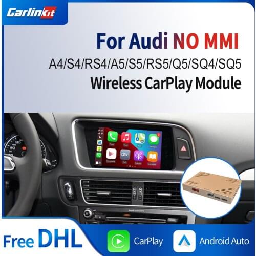 Carlinkit Decoder 2.0 For AUDI A4 A5 S4 Q5 NON MMI For Apple CarPlay Android Multimedia iPhone Android Wired Wireless Mirror Kit