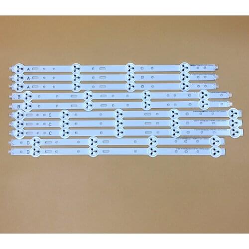 TV LED Light Bars For Toshiba 40D1333B 40L1333B 40L1353B 40L1354B 40 inch Backlight Strip Kit LED Lamps HD Lens 10 Bands A B C D