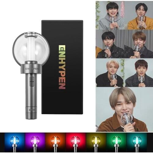 Kpop ENHYPEN Lightstick Official Concert LED Lamp with LOMO Cards