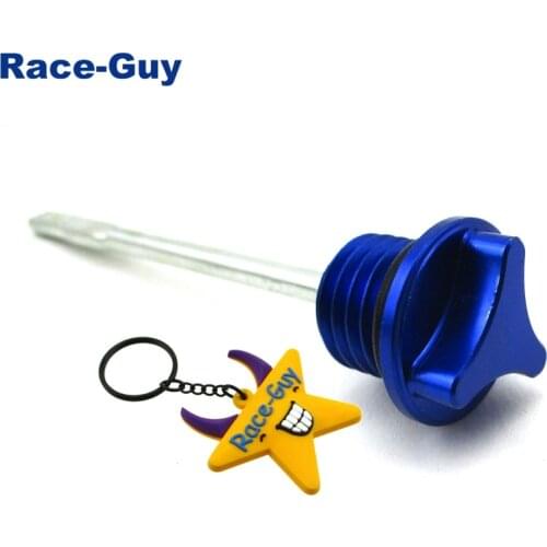 CNC Blue Dip Stick Engine Oil Dipstick For Pit Dirt Bike Motorcycle 50cc 90cc 110cc 125cc 140cc 150cc 160cc