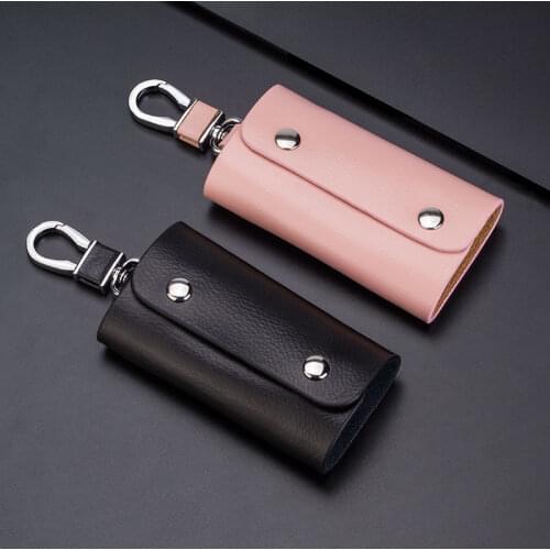 Fashion Punk French Bulldog Keychain PU Leather Dog Keychains for Women Bag Pendant Jewelry Trinket Mens Car Key Ring Key Chain